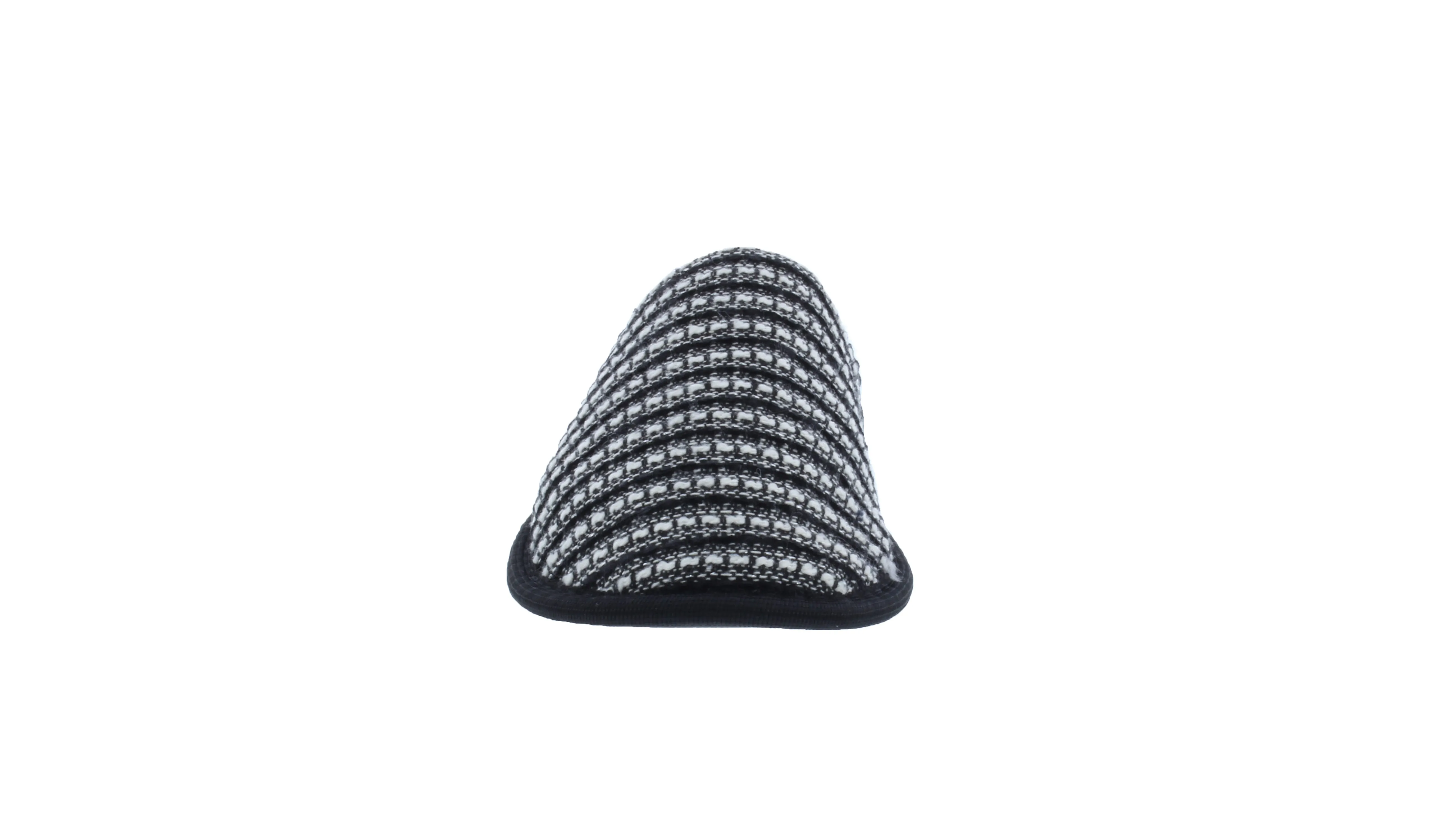 Women Closed Toe Stripe Print Slipper