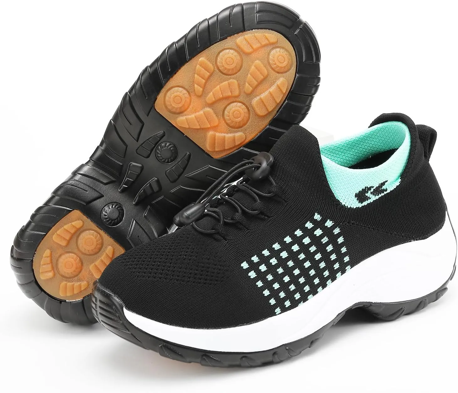 Women Walking Shoes Breathable Orthopedic Sneakers Comfortable Air Cushion Ortho Plantar Fasciitis Slip on Comfort Wear Ladies Walking Shoes Casual Athletic Workout Sneaker