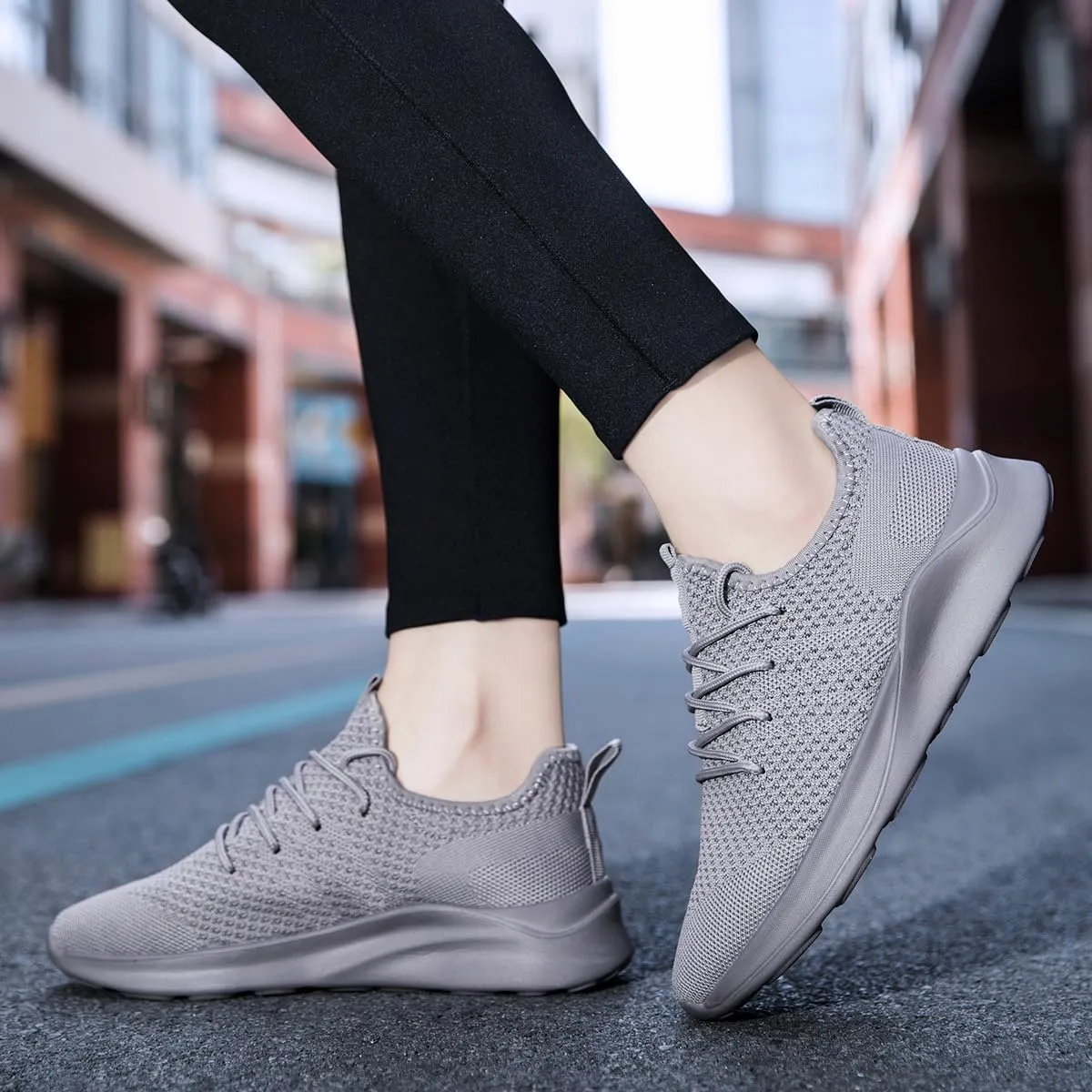 Women Walking Shoes Ladies Running Sneakers Breathable Mesh Sports Shoes Casual Lightweight Gym Lace up Sneakers