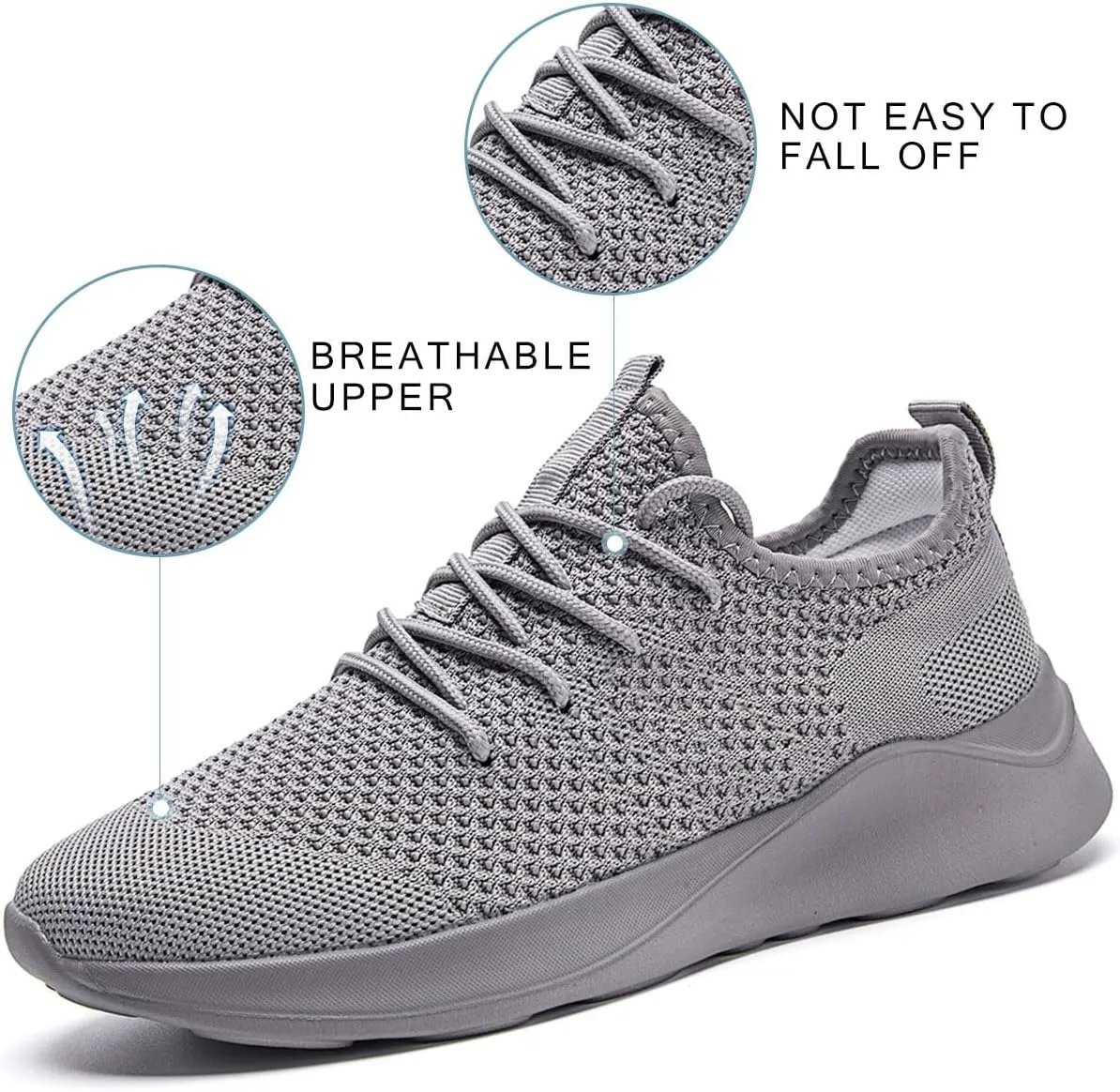 Women Walking Shoes Ladies Running Sneakers Breathable Mesh Sports Shoes Casual Lightweight Gym Lace up Sneakers