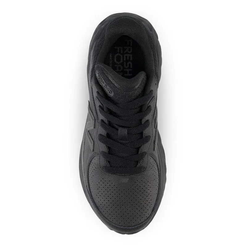 Women's 840 Fresh Foam Non-Slip V1 in Black with Black and Blacktop