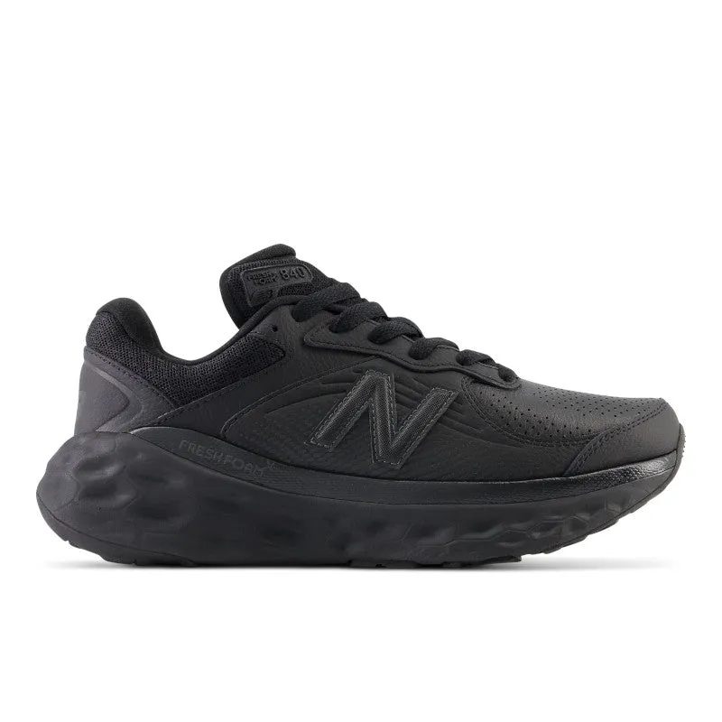 Women's 840 Fresh Foam Non-Slip V1 in Black with Black and Blacktop