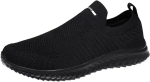 Women's Athletic Walking Shoes Slip On Casual Mesh Walking Shoes Women Comfort Ladies Casual Shoes Men's Fashion Sneakers Red Tennis Shoe Loafers Dress Shoe