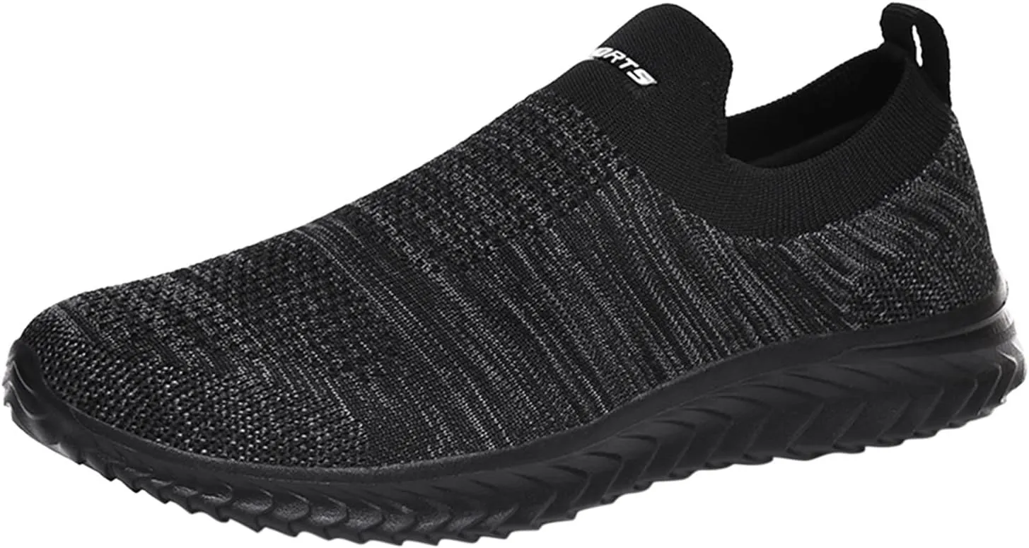 Women's Athletic Walking Shoes Slip On Casual Mesh Womens Tennis Shoes Fashion Black Casual Shoes Women Shoes Sneakers Steel Toe Tennis Shoe White Loafers