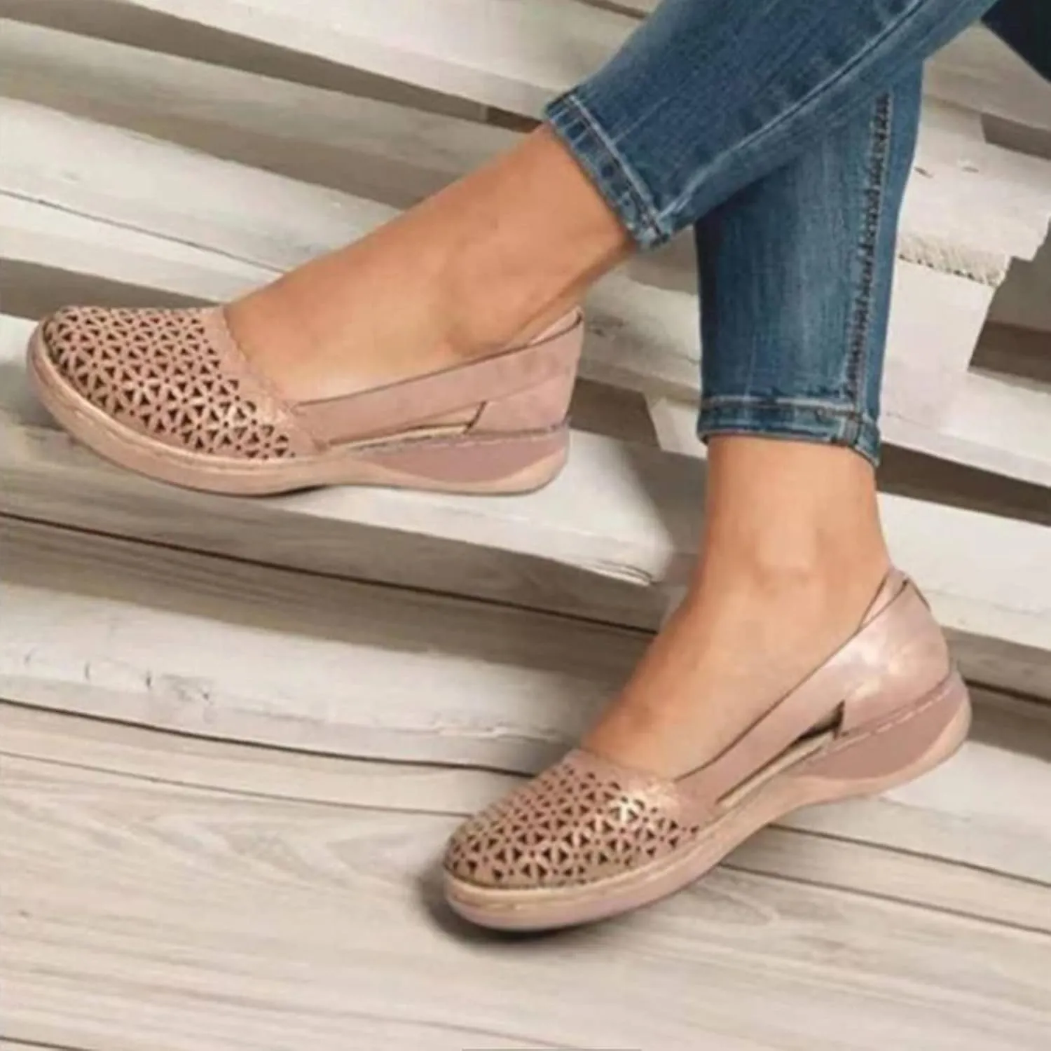 Women's Ballet Flat Comfortable Knit Dressy Flats Comfortable Dressy Ballet Flat Pointed Toe Leopard Flats