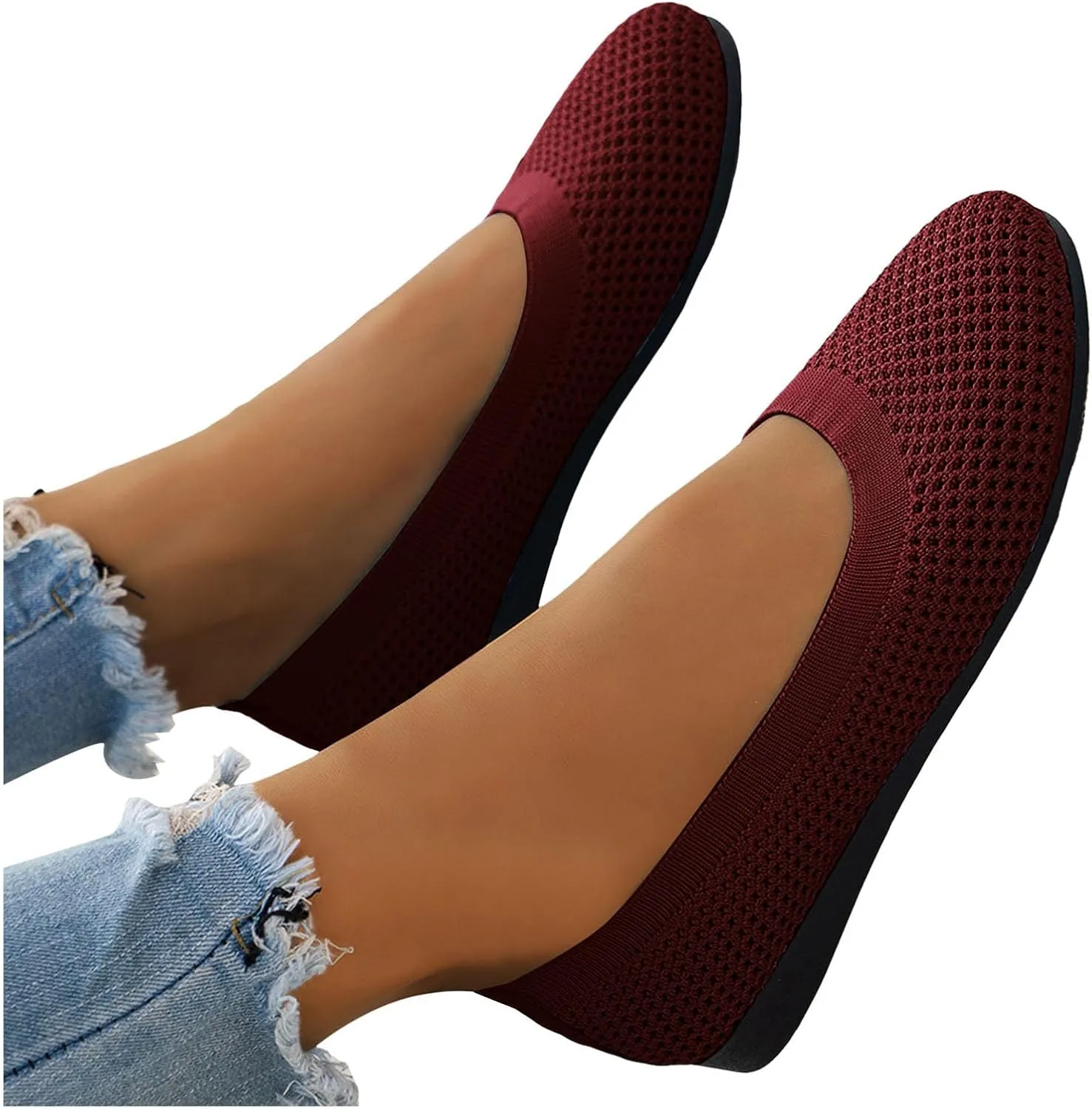 Womens Ballet Flat Shoes Women Flat Shoes Slip On Comfortable Walking Ballerina Dress Comfortable Women