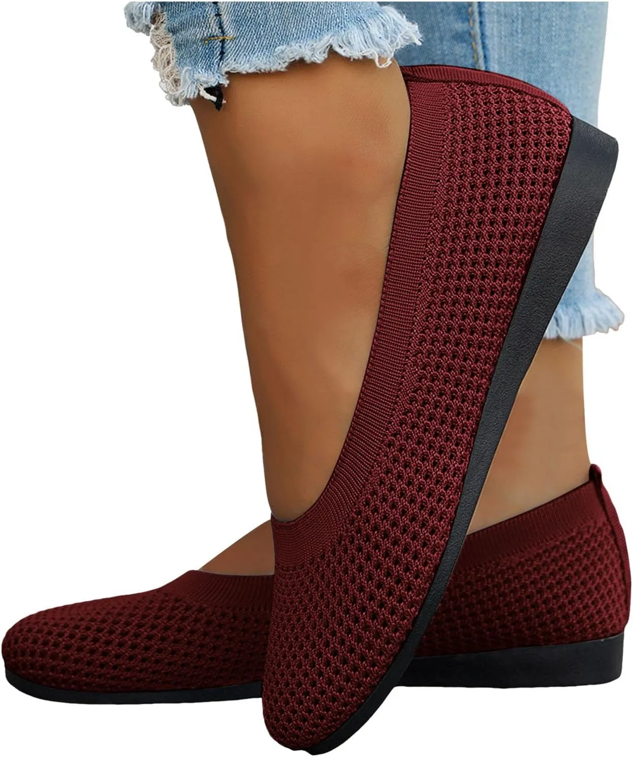Womens Ballet Flat Shoes Women Flat Shoes Slip On Comfortable Walking Ballerina Dress Comfortable Women