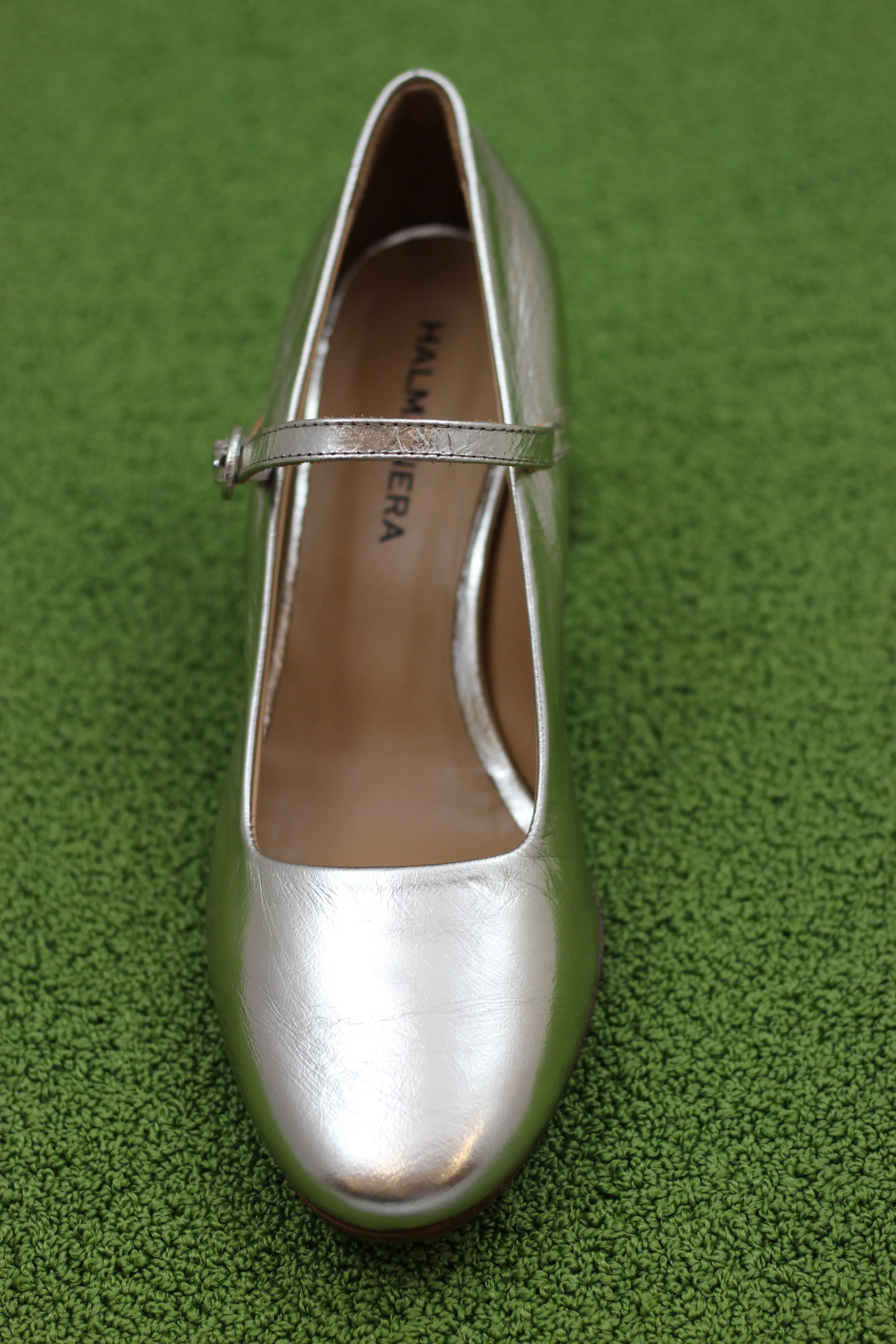 Women's Bart02 Mary Jane Pump - Platino Metallic Leather
