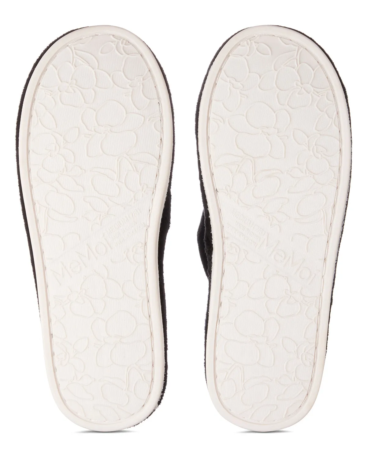 Women's Bow Plush Memory Foam Slippers
