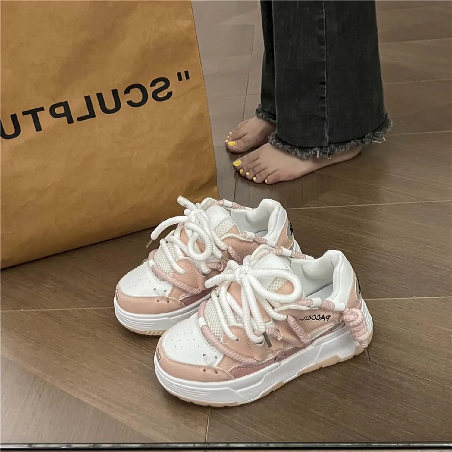 Women's Casual Summer Fashion Sports Shoes Student Running Shoes Youth Outdoor Walking Shoes