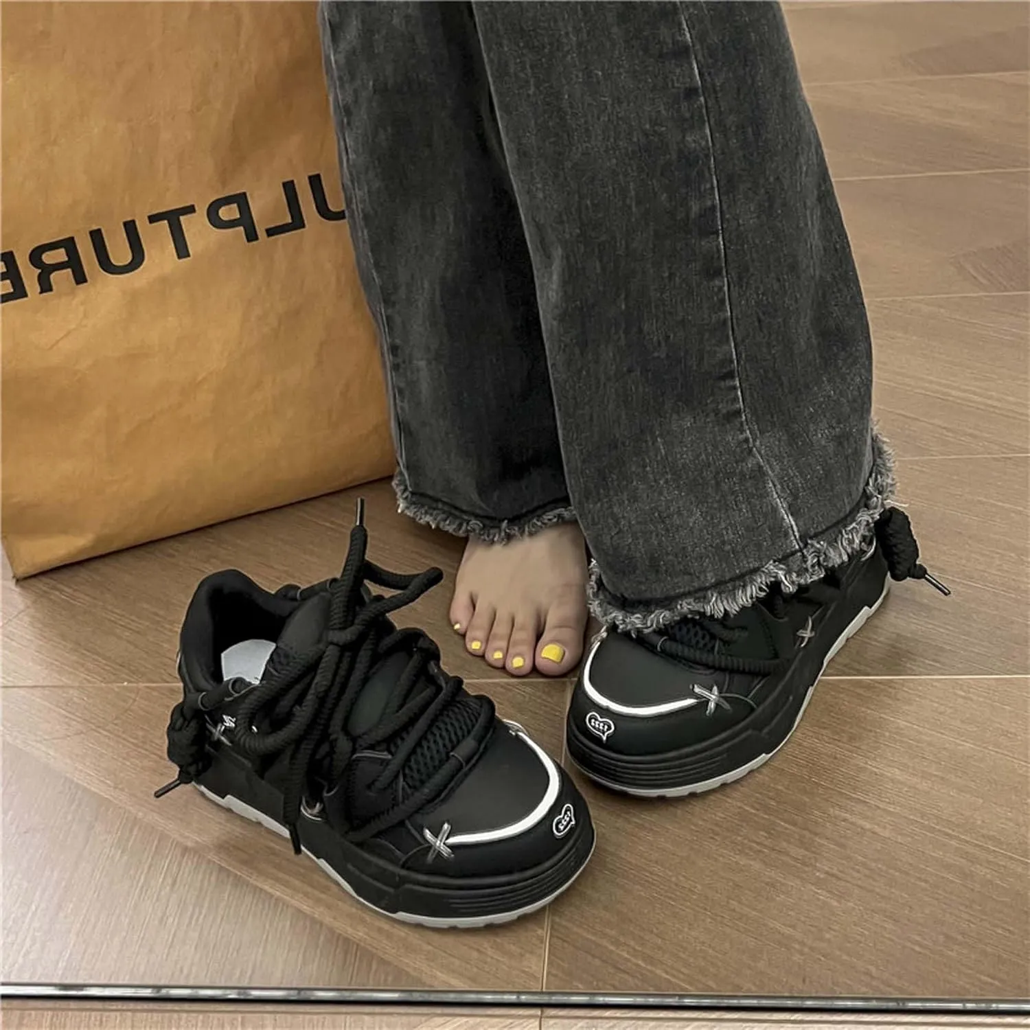 Women's Casual Summer Fashion Sports Shoes Student Running Shoes Youth Outdoor Walking Shoes