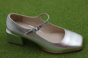 Women's Christopher Mary Jane - Silver Calf