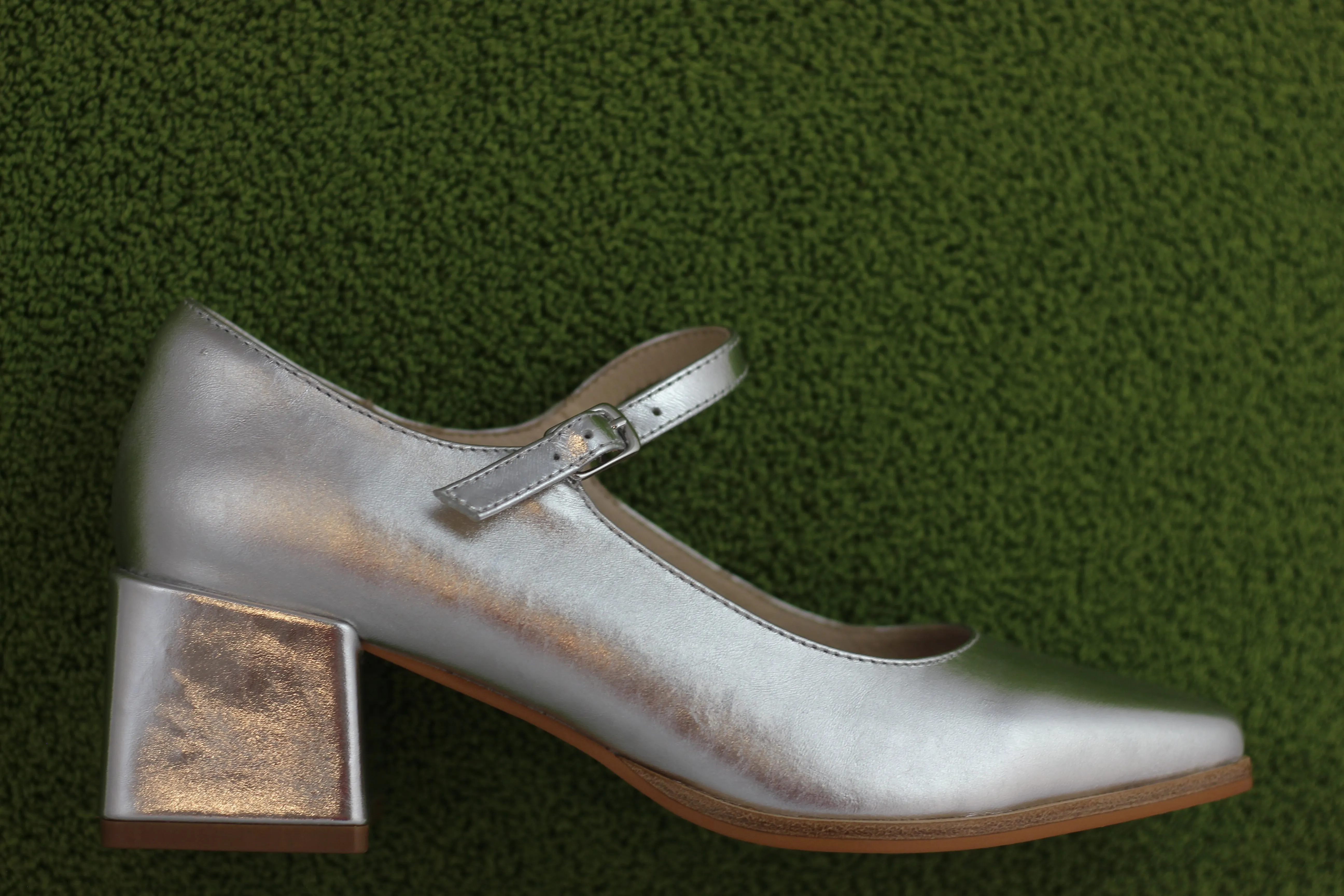 Women's Christopher Mary Jane - Silver Calf
