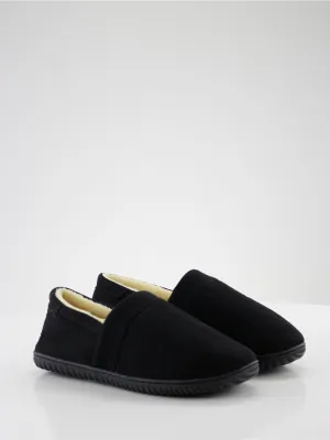 Women's Closed Toe Slip On Flat Slippers,Black