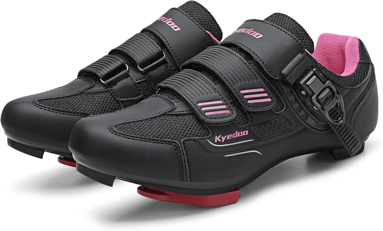 Womens Cycling Shoes Compatible with Peloton Bike Clip in Ladies Indoor Cycling Road Bike Riding Biking Shoes, Pre-Installed Delta Cleats