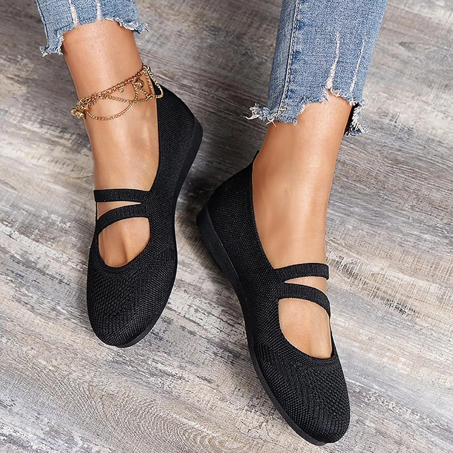Women's Dress Flats Ballet Women Flat Shoes Slip On Comfortable Walking Ballerina Shoes Comfy Casual Ballerina Flat