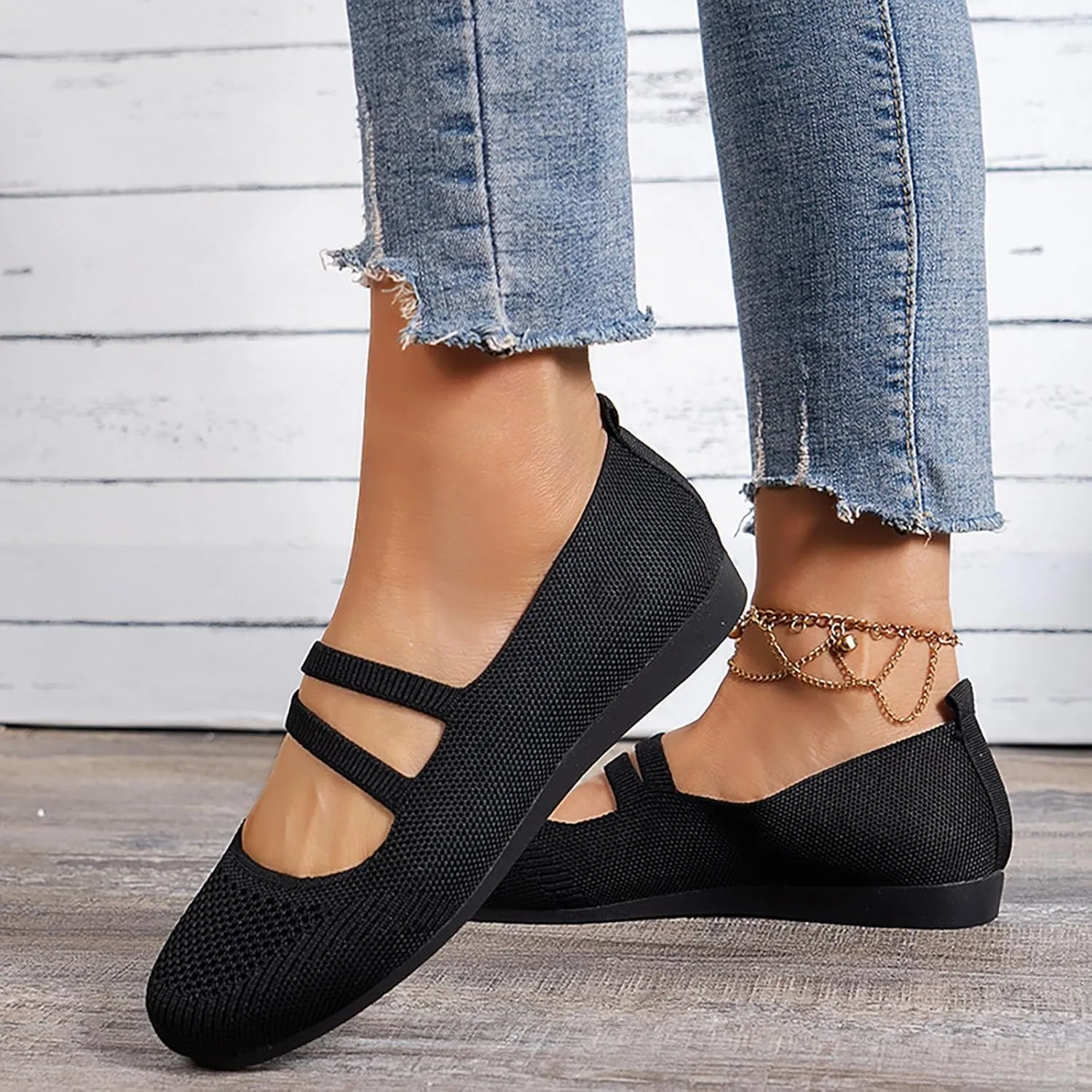 Women's Dress Flats Ballet Women Flat Shoes Slip On Comfortable Walking Ballerina Shoes Comfy Casual Ballerina Flat