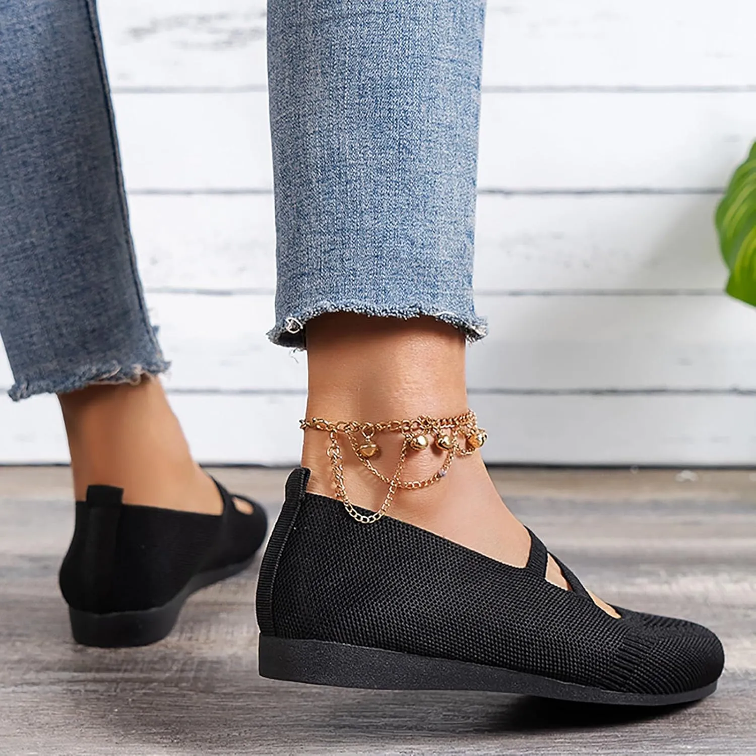 Women's Dress Flats Ballet Women Flat Shoes Slip On Comfortable Walking Ballerina Shoes Comfy Casual Ballerina Flat