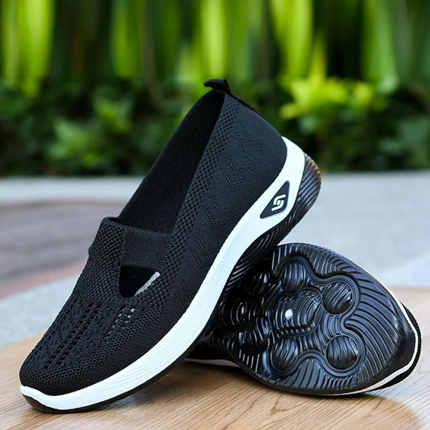 Womens Easy Wear Slip On Sneakers Athletic Walking Shoes Summer Casual Mesh-Comfortable Tennis Workout Sneakers 2025