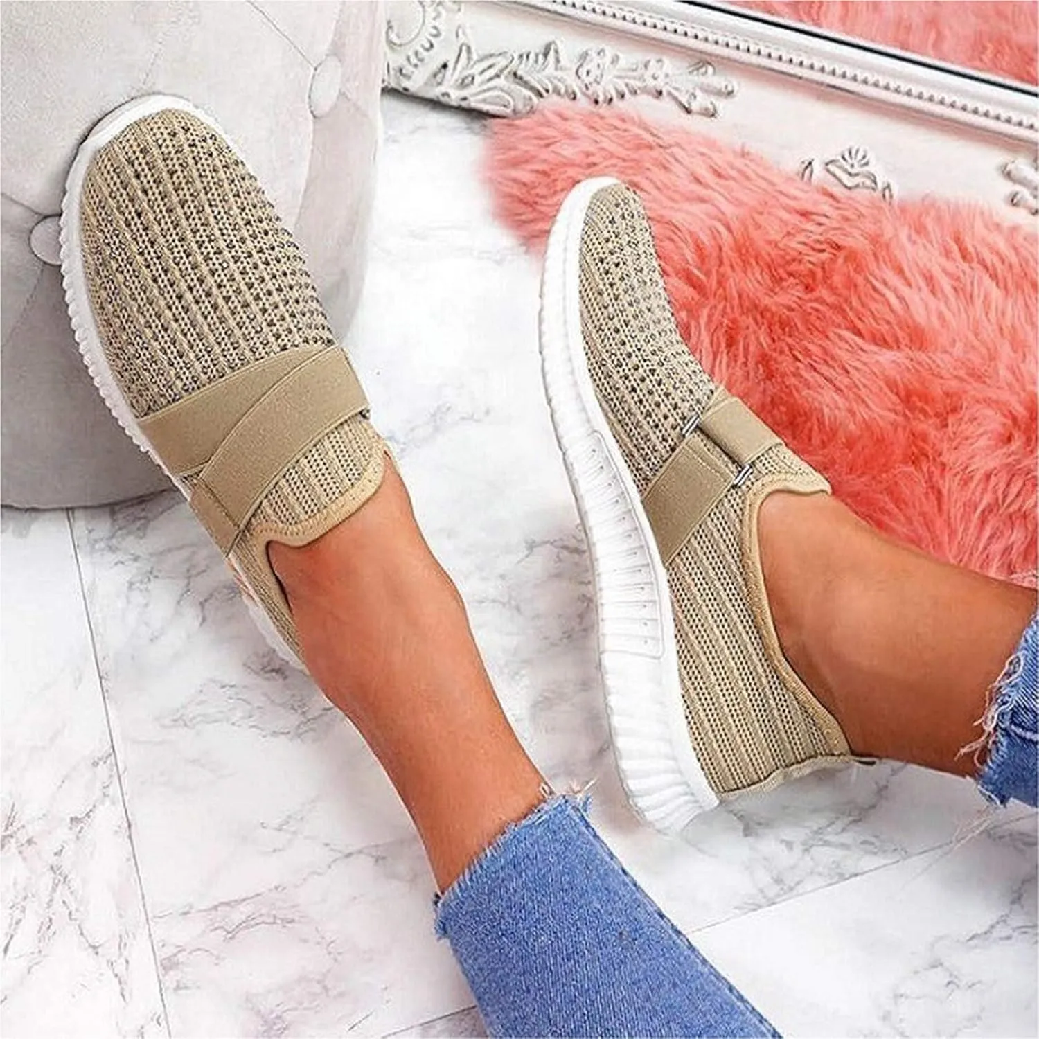 Women's Fashion Sneaker Lace Up Low Top Comfortable Walking Shoes Women Tennis Shoes Clearance Women's Navy Loafers High Top Platform Sneakers for Women