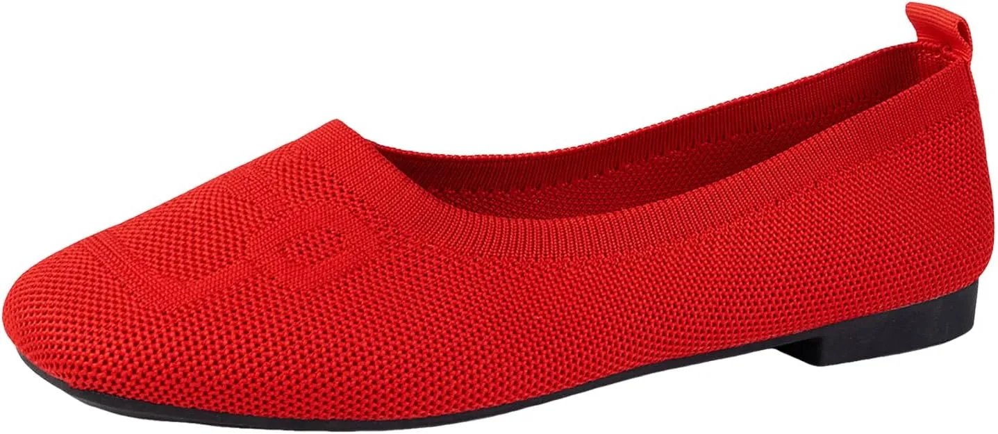 Women's Flats Shoes Ballet Women Flat Shoes Slip On Comfortable Walking Ballerina Cute Slip On for Woman
