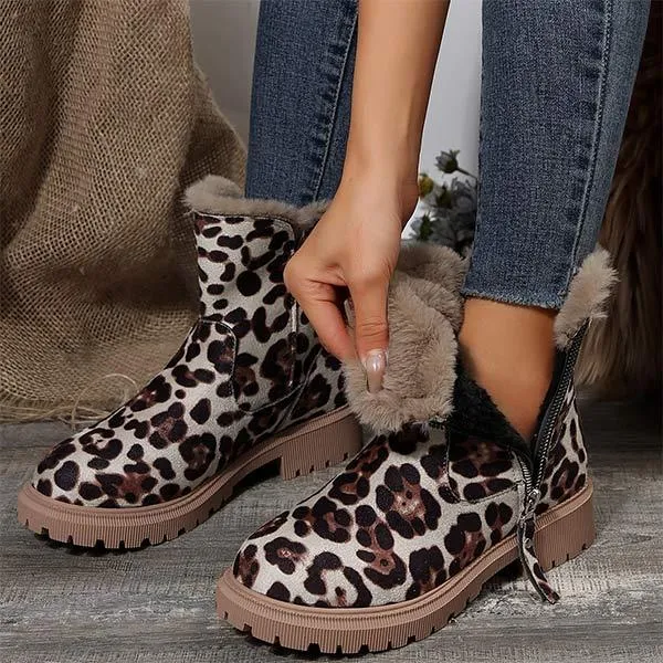 Women's Fleece Snow Boots 72726298C