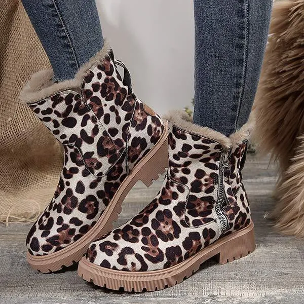 Women's Fleece Snow Boots 72726298C