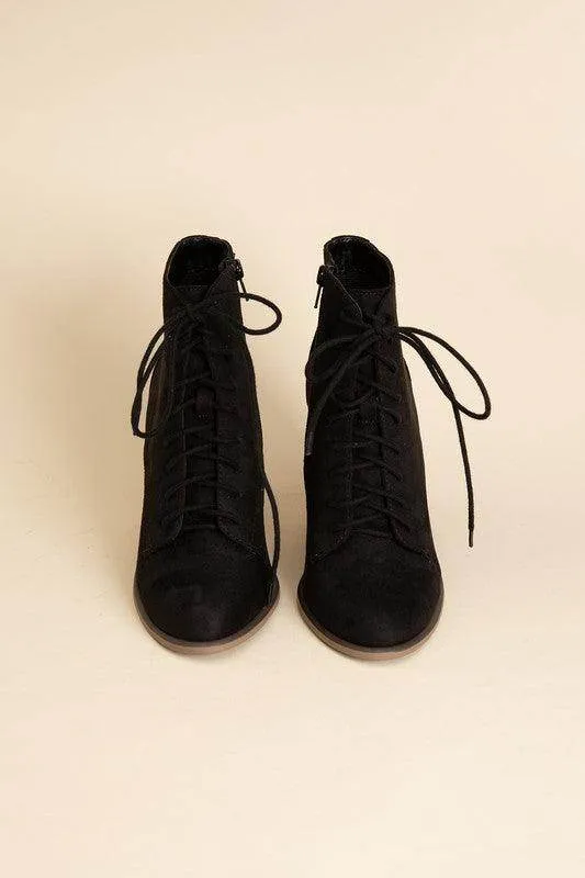 Womens Kidman Black Lace Up Boots