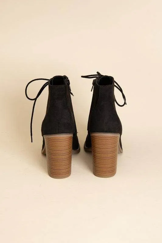 Womens Kidman Black Lace Up Boots