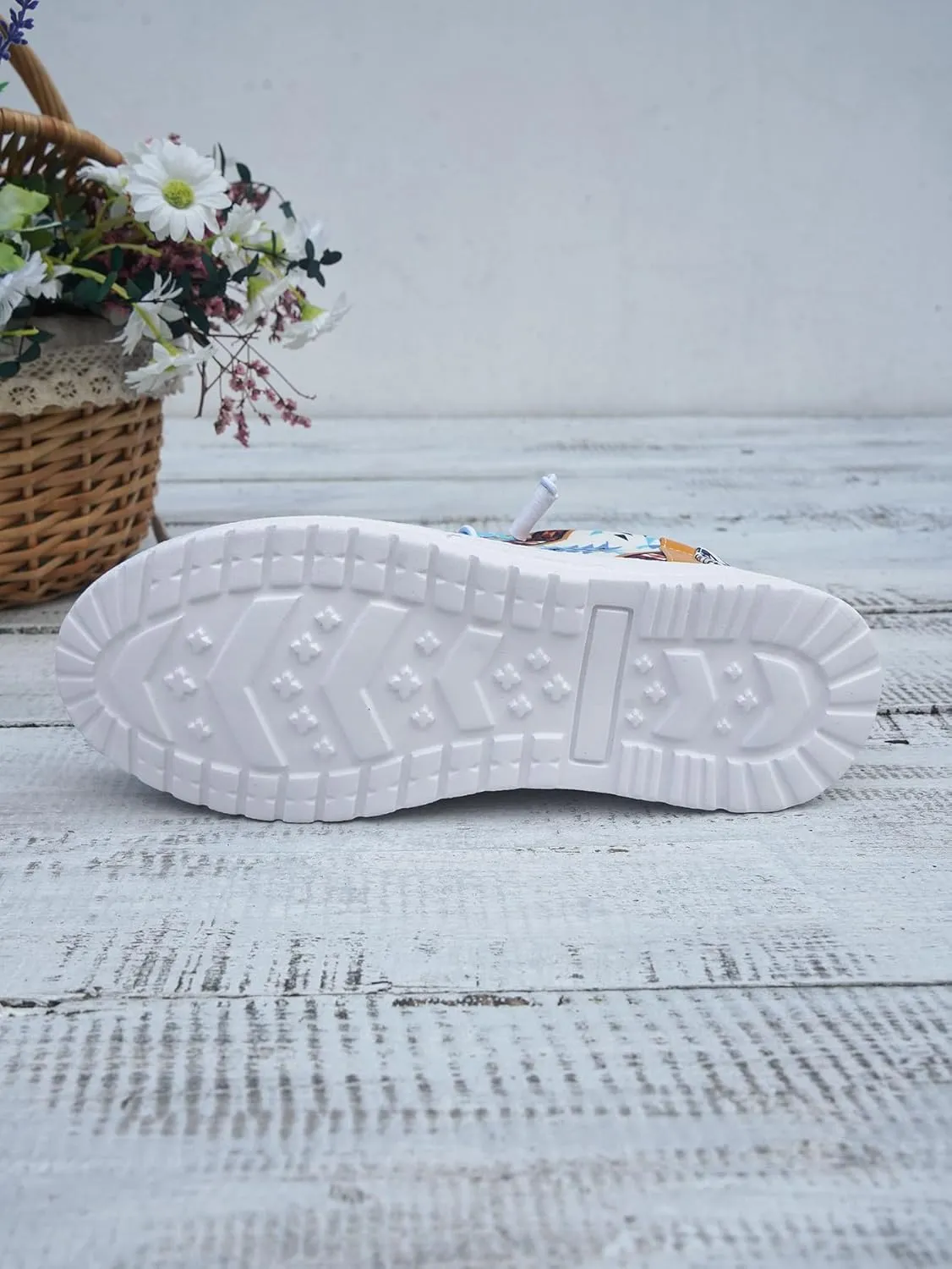 Women's Low-Top Canvas Loafers Flats Sneakers Aztec Print Blue Ethnic Vibe Lace-up Rubber Sole Anti-Slip Comfortable Casual Versatility Breathable Easy Wear Drive Shoes