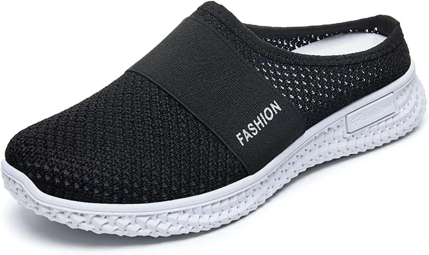 Womens Mesh Mules Slip On Shoes Light Open Back Shoes Comfort Walking Shoes Lightweight Breathable Gardening Clog Water Shoes Casual Slipper Beach Sandals Closed Toe Slides