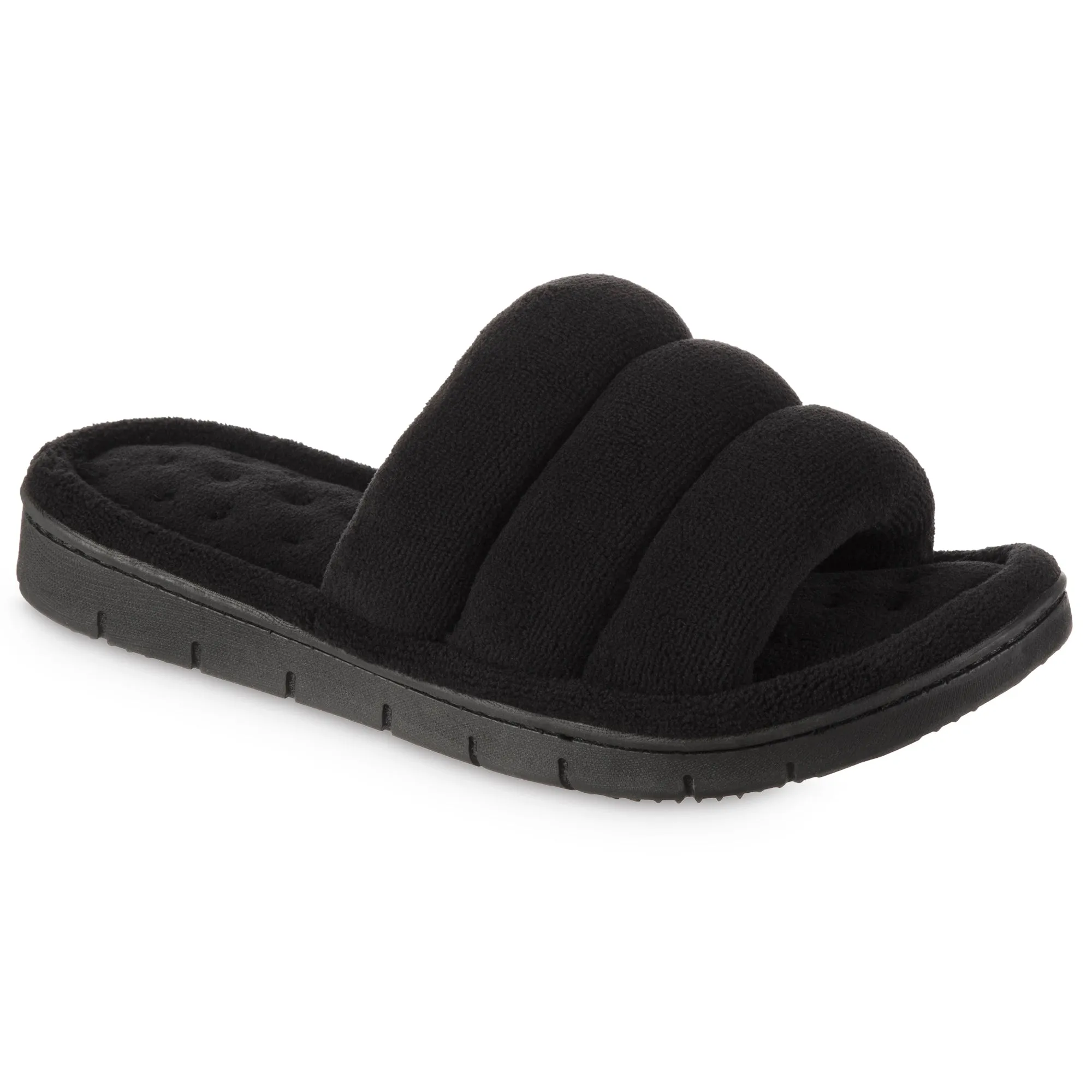 Women's Microterry Aster Slide with Enhanced Heel Cushion