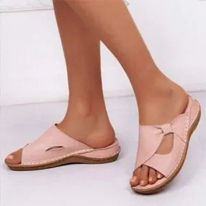 Women'S Open Toe Cutout Slippers 62957389C