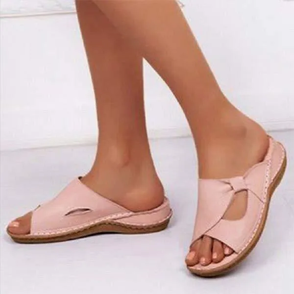 Women'S Open Toe Cutout Slippers 62957389C