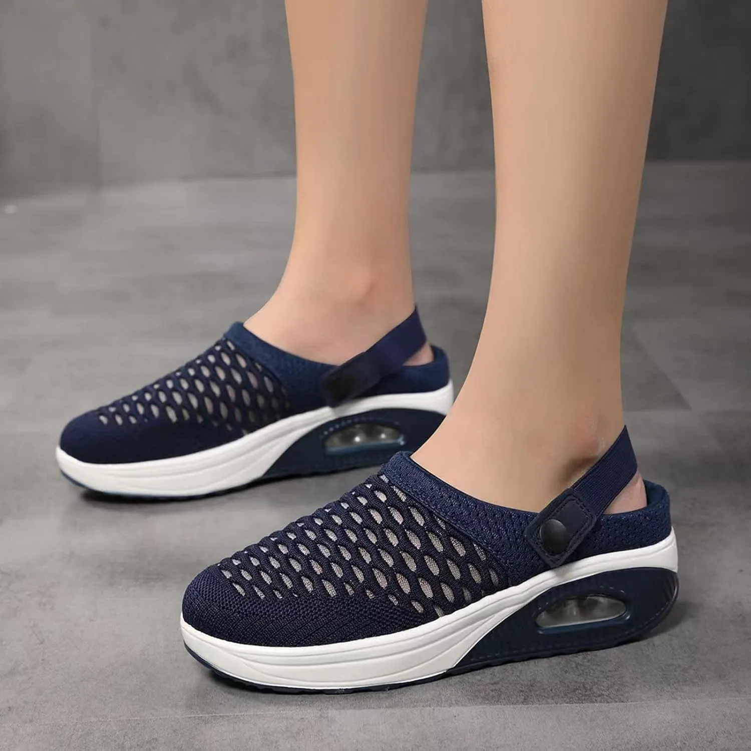 Women's Orthopedic Shoes Air Cushion Outdoor Hiking Slip on Sandals Sports Water Shoes Fashion Sneakers Slippers Classic Clogs for Women Men