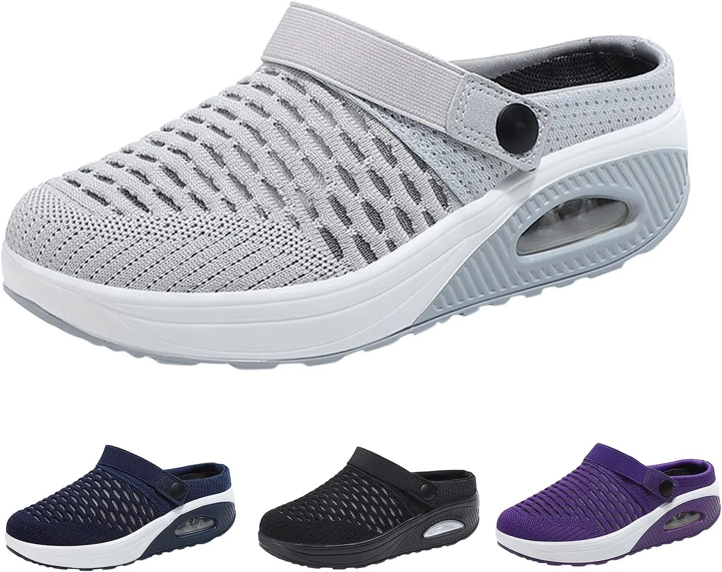 Women's Orthopedic Shoes Air Cushion Outdoor Hiking Slip on Sandals Sports Water Shoes Fashion Sneakers Slippers Classic Clogs for Women Men