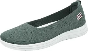 Women's Pointed Toe Slip On Loafers Comfortable Casual Flat Shoes for Dating Vacation Daily Wear with Dresses