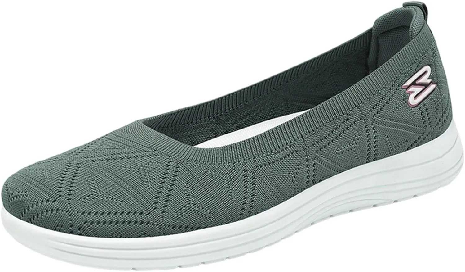 Women's Pointed Toe Slip On Loafers Comfortable Casual Flat Shoes for Dating Vacation Daily Wear with Dresses