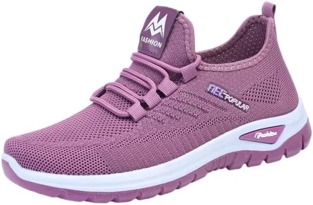 Women's Running Shoes, Breathable Soft-Soled Low-top Walking Training Shoes, Comfortable Outdoor Sports Shoes