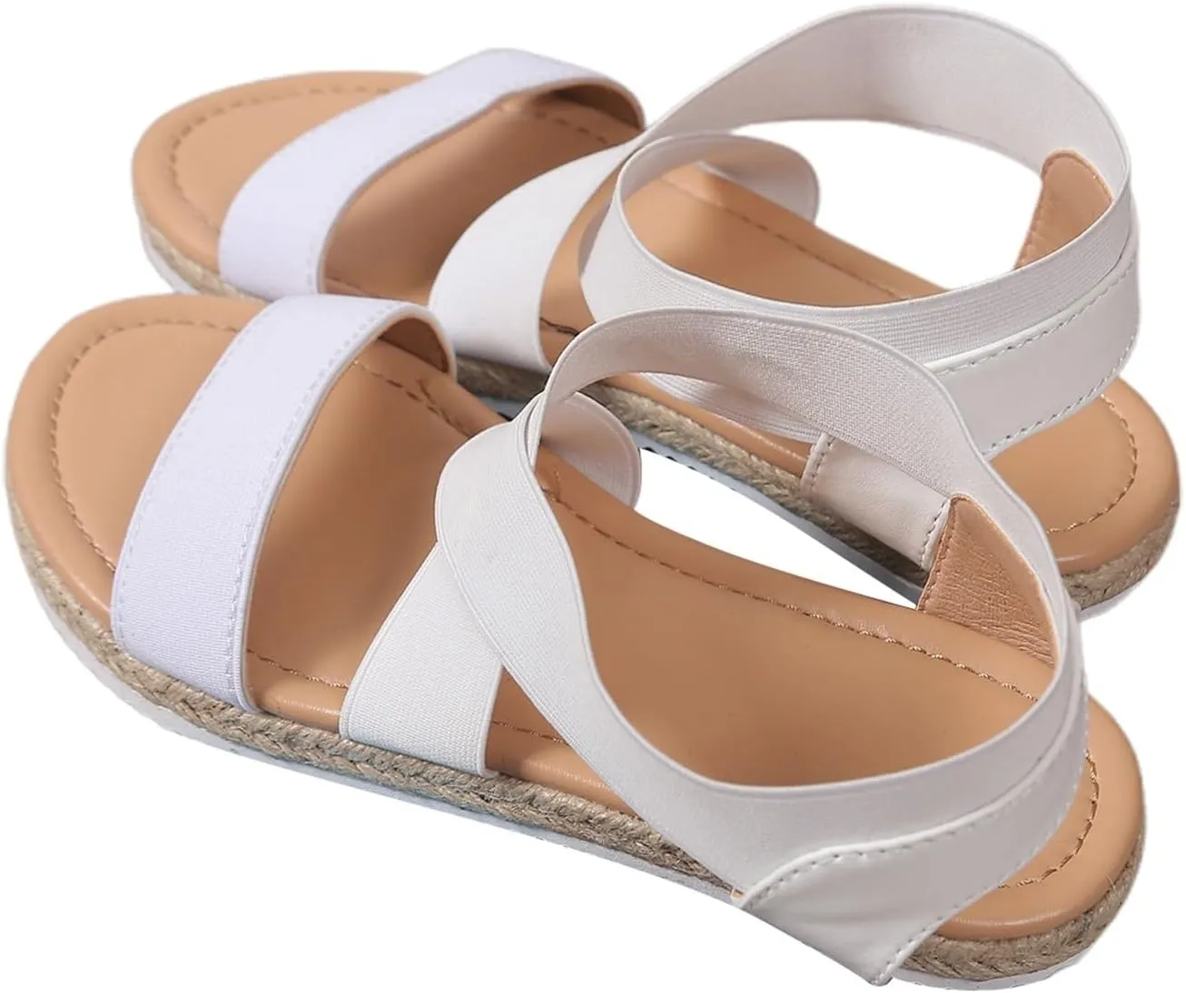 Women's Sandals Daily Wear Open Toe Strap Design Casual Footwear Summer Trendy with Flat Sole Ladies Strap Sandals