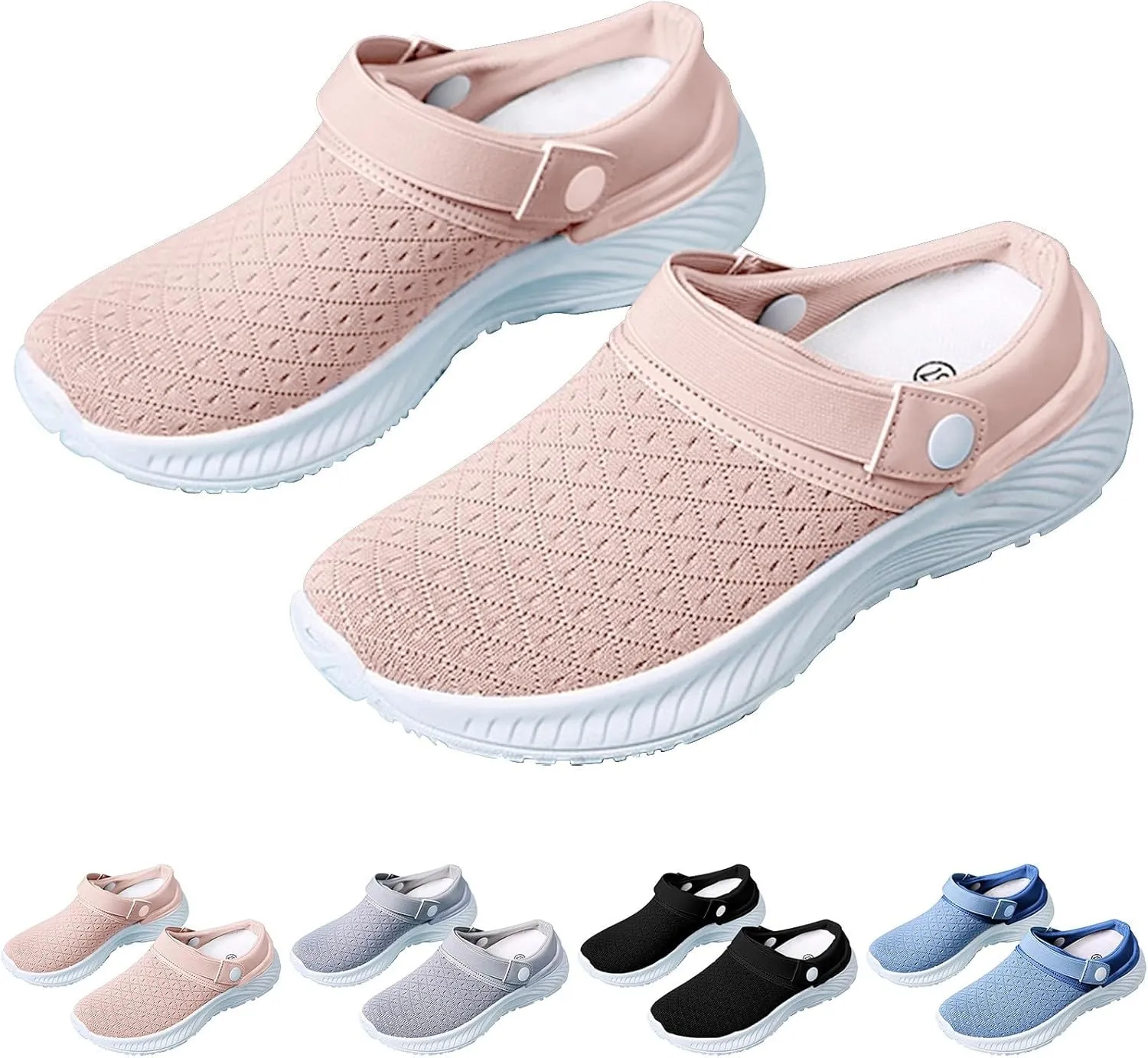 Women's Slip-On Orthopedic Arch Support Backless Running Shoes for Women Casual Women's Shoes Casual Walking Sneakers Waterproof Tennis Shoe Casual Loafers