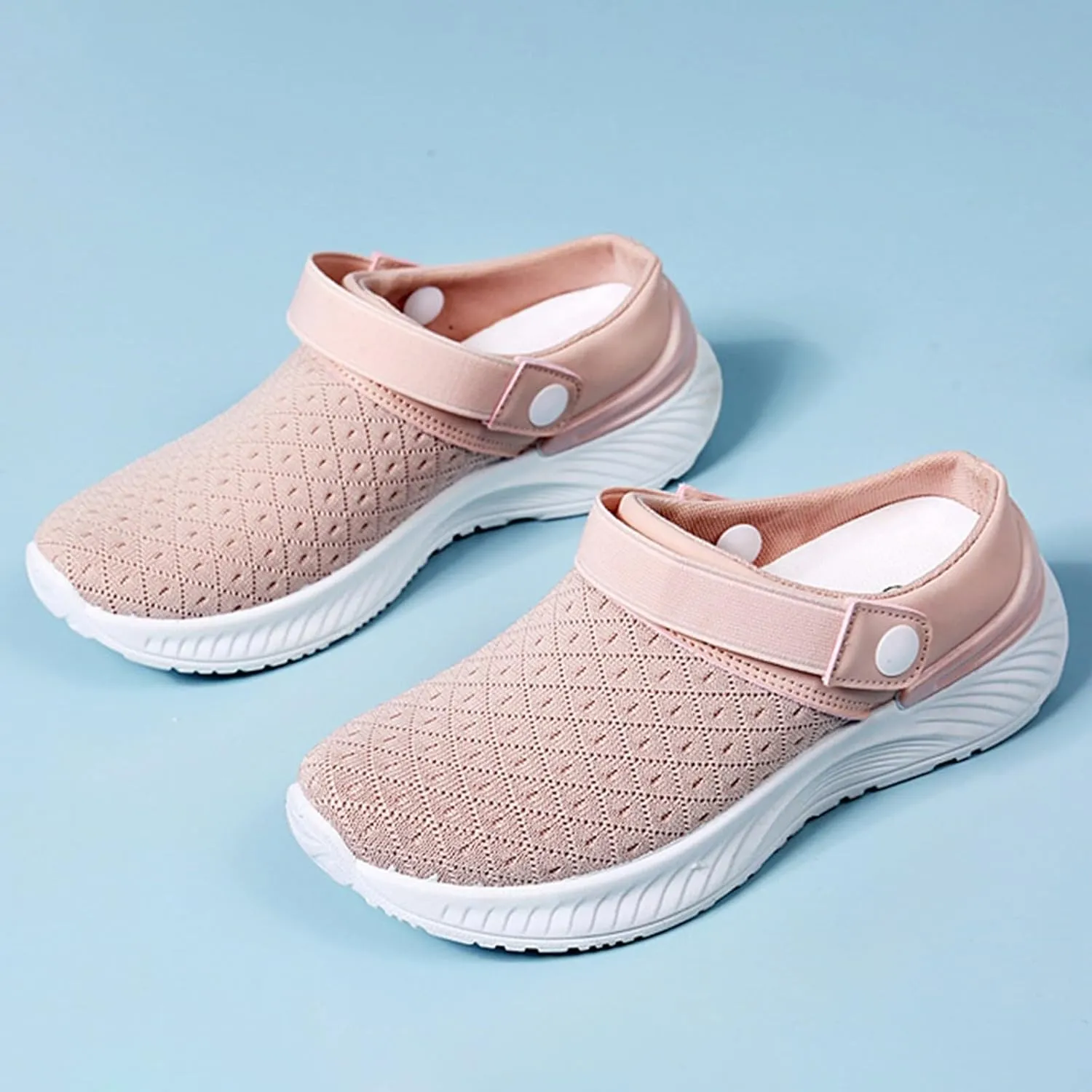 Women's Slip-On Orthopedic Arch Support Backless Running Shoes for Women Casual Women's Shoes Casual Walking Sneakers Waterproof Tennis Shoe Casual Loafers