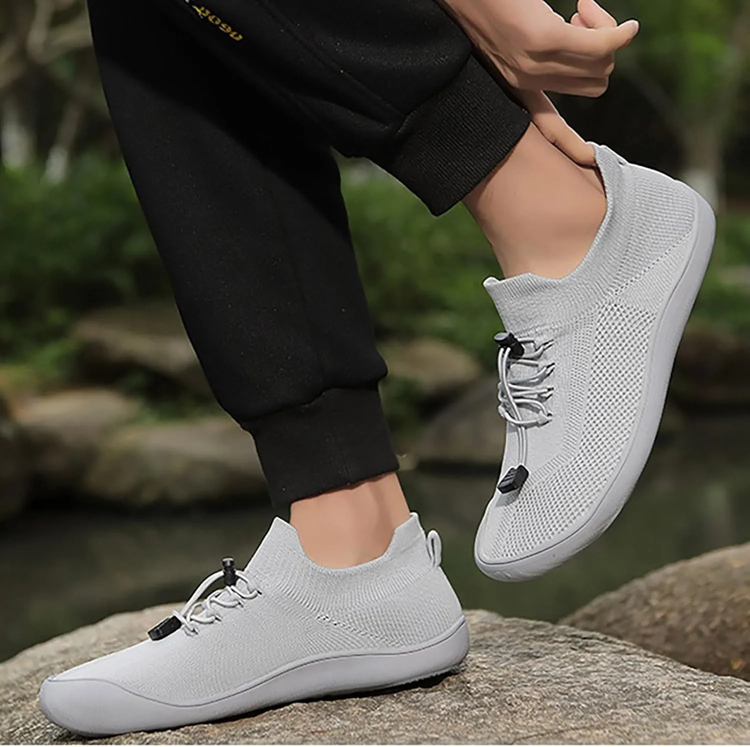 Women's Slip on Sneakers Shoes Woven Orthopedic Mens Casual Shoes Flat Feet Women's Casual Shoes Fashion Sneakers Steel Toe Tennis Shoe White Loafers
