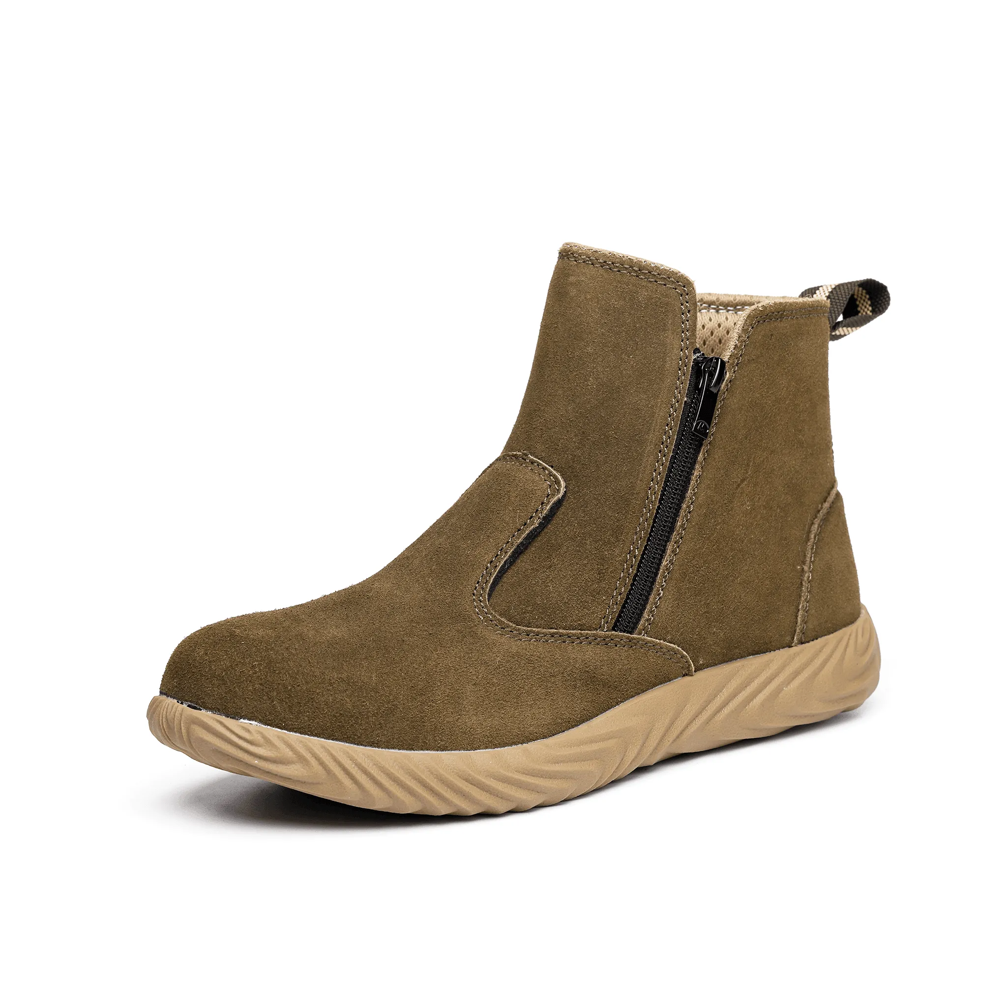 Women's Steel Toe Chelsea Boots - Side Zip | B235