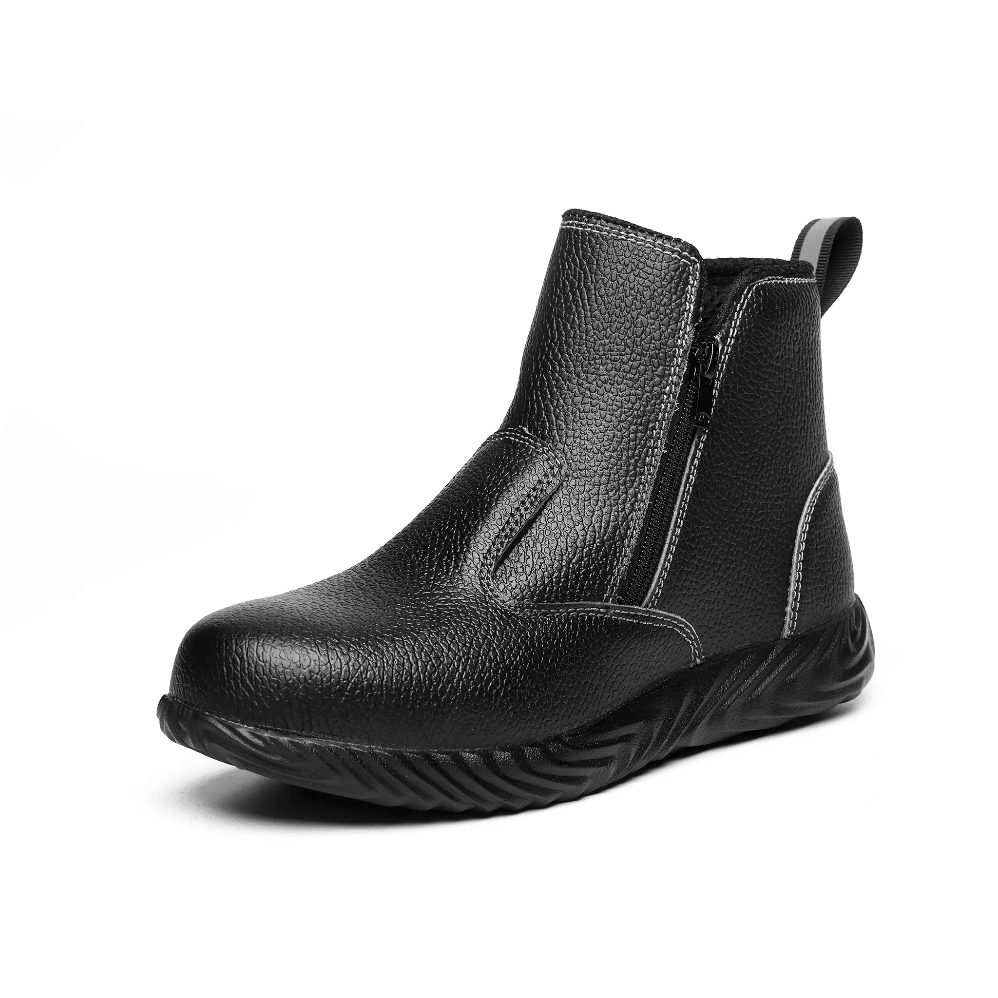 Women's Steel Toe Chelsea Boots - Side Zip | B235