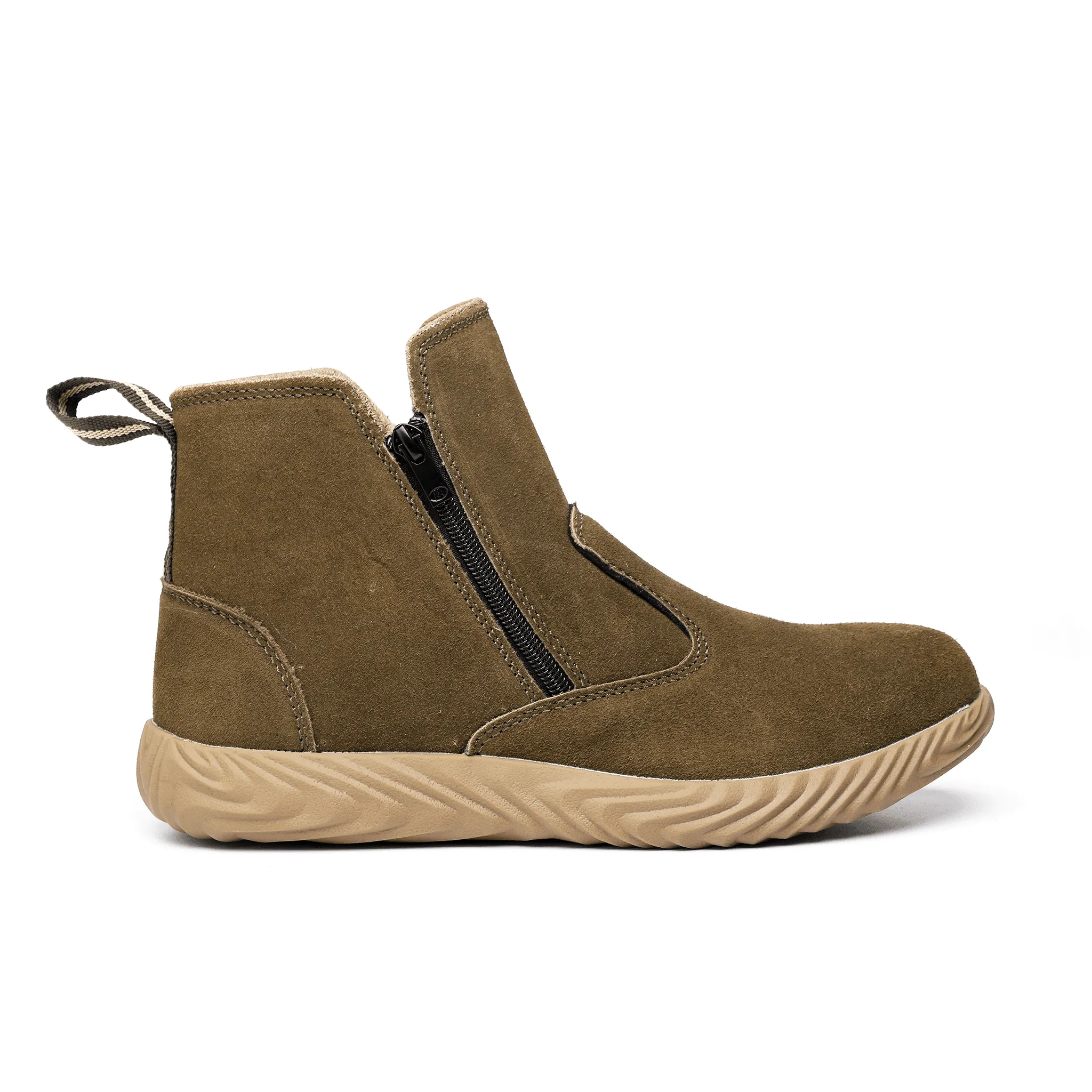 Women's Steel Toe Chelsea Boots - Side Zip | B235