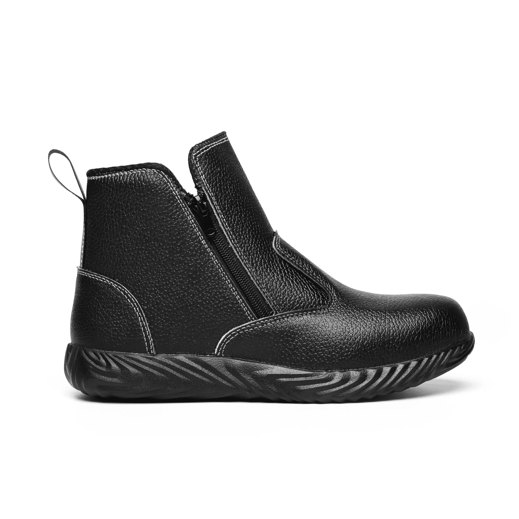 Women's Steel Toe Chelsea Boots - Side Zip | B235