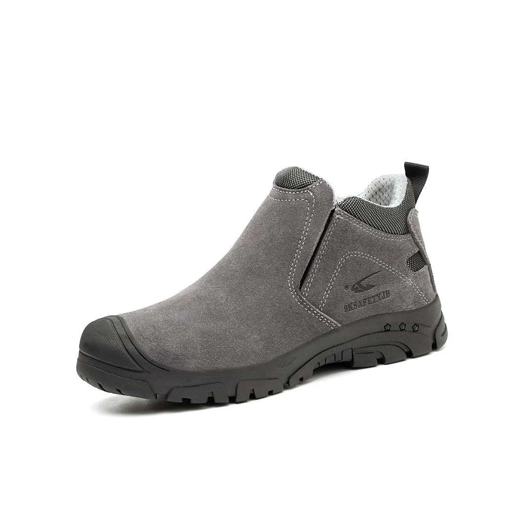 Women's Steel Toe Welding Boots - Rubber Sole | B112