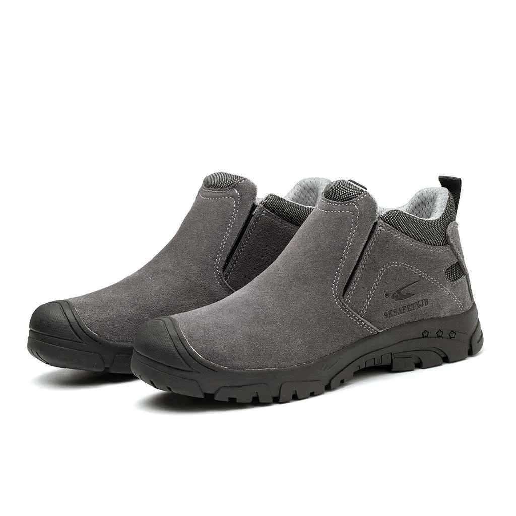 Women's Steel Toe Welding Boots - Rubber Sole | B112