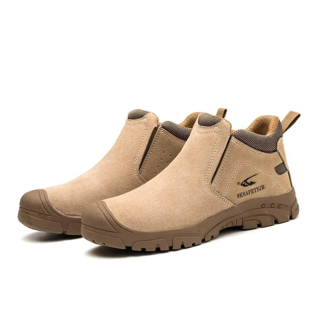 Women's Steel Toe Welding Boots - Rubber Sole | B112